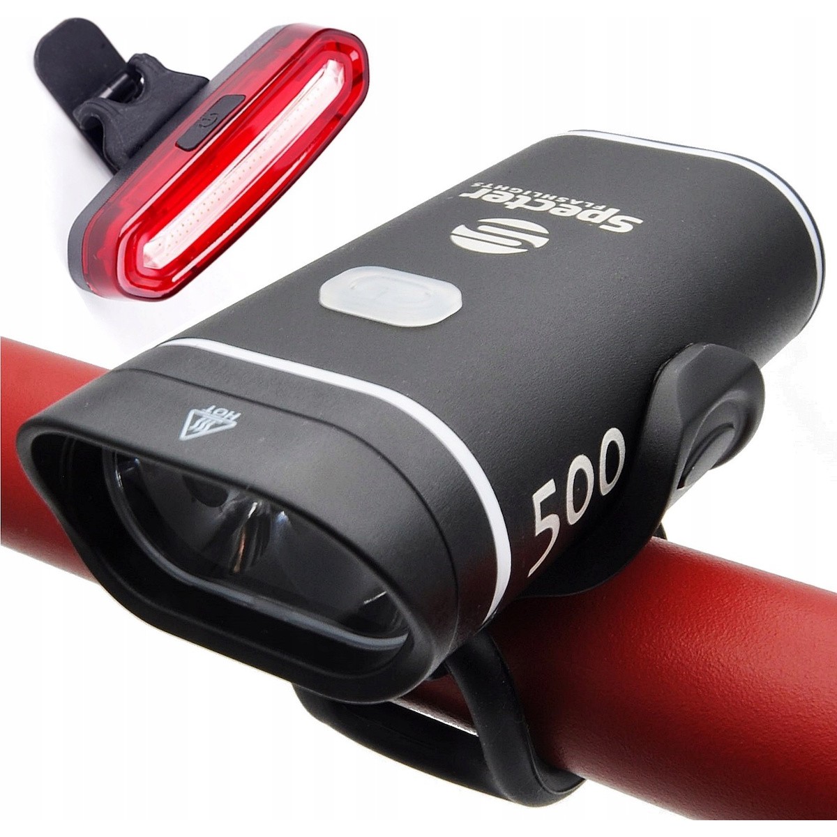 LED lampa na bicykel na USB 1500mAh 500lm megamix.sk