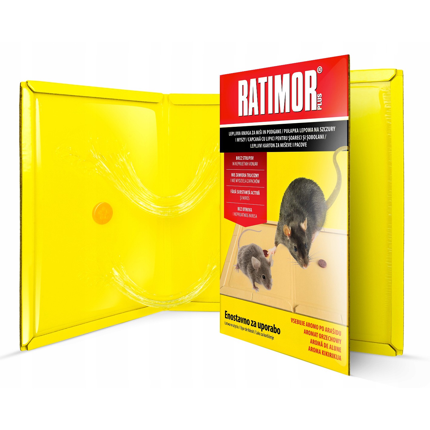 Lepkavá páska 10ks pasca na potkany myši Ratimor Plus megamix