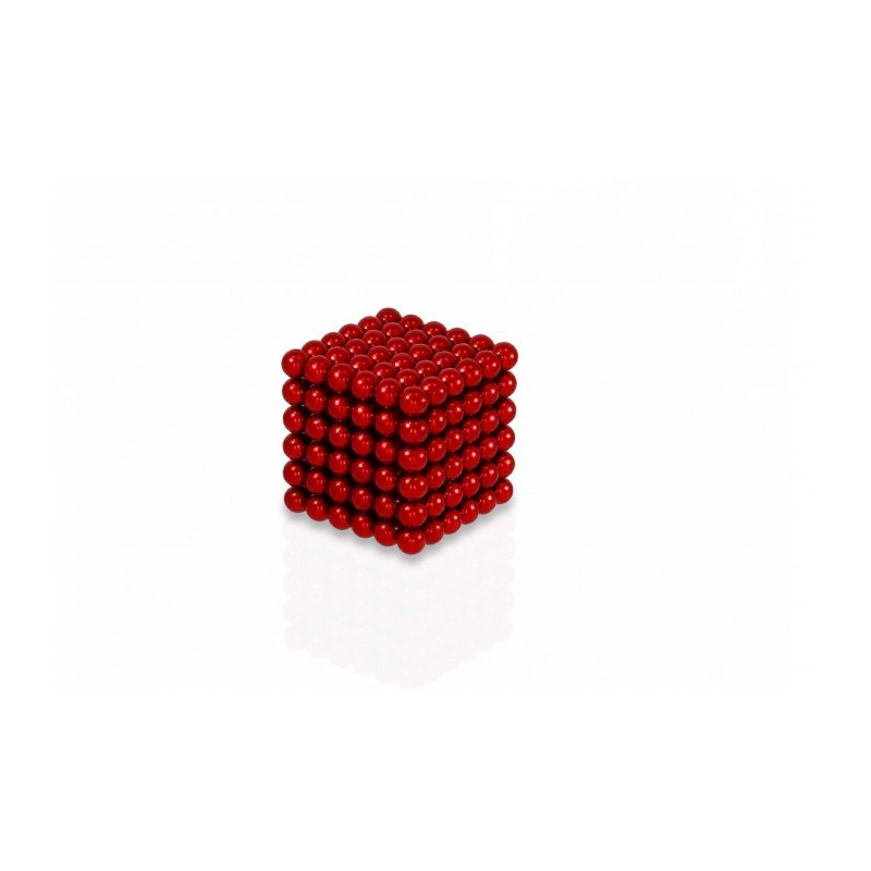 magnetické guličky červené 5mm Neocube megamix.sk