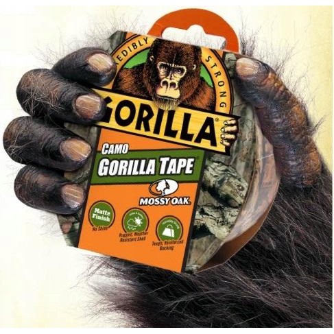 Maskovacia páska kamufláž 8,2m 47mm na UV do lesa Gorilla megamix.sk