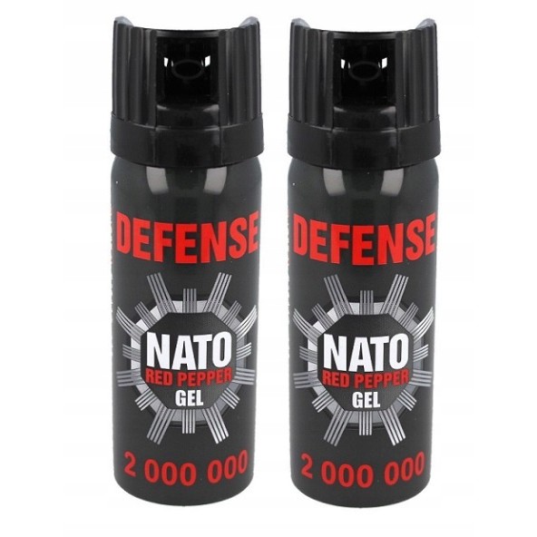 obranný slzný sprej 2ks 50ml NATO Red Pepper megamix.sk