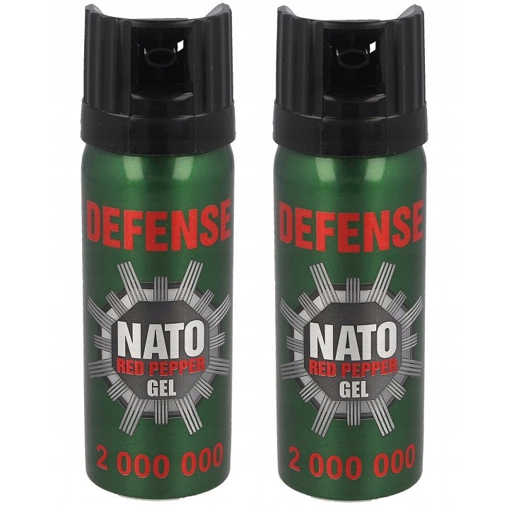 obranný slzný sprej 2ks 50ml NATO Red Pepper megamix.sk