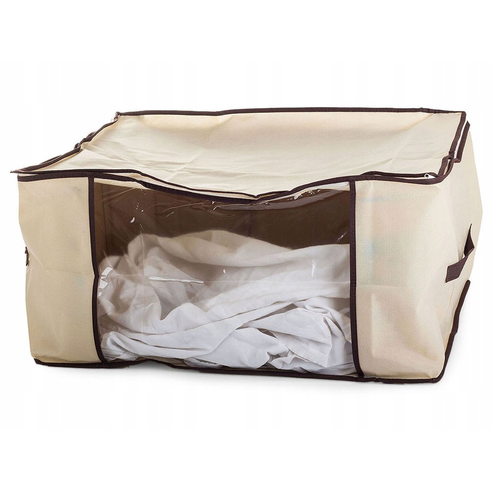 Organizér na prádlo oblečenie 60x45x30cm béžový megamix.sk