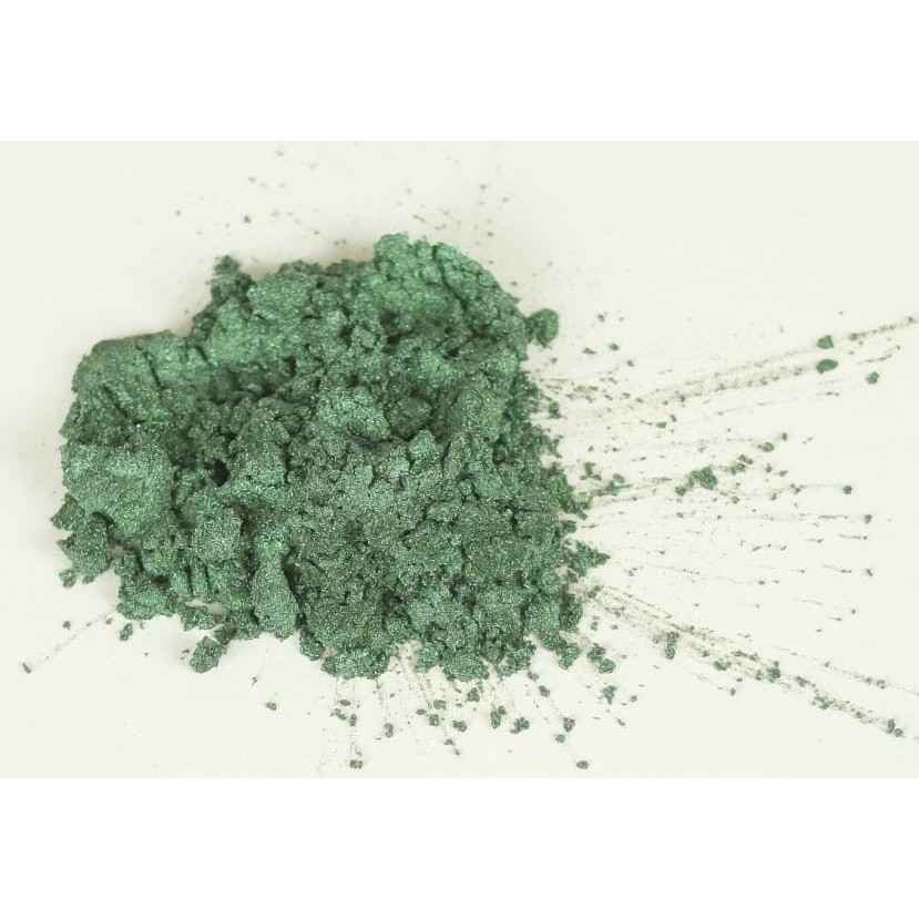 Perlová sľuda emerald zelená 10g