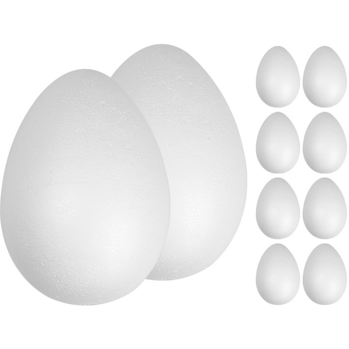 polystyrénové vajce 1ks 10cm zdobenie Veľká noc megamix.sk
