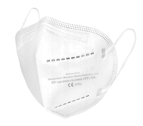 respirátor FFP2 KN95 5ks ochranná maska megamix.sk