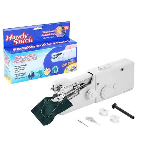 Ručný mini šijací stroj na batérie Handy Stitch megamix.sk