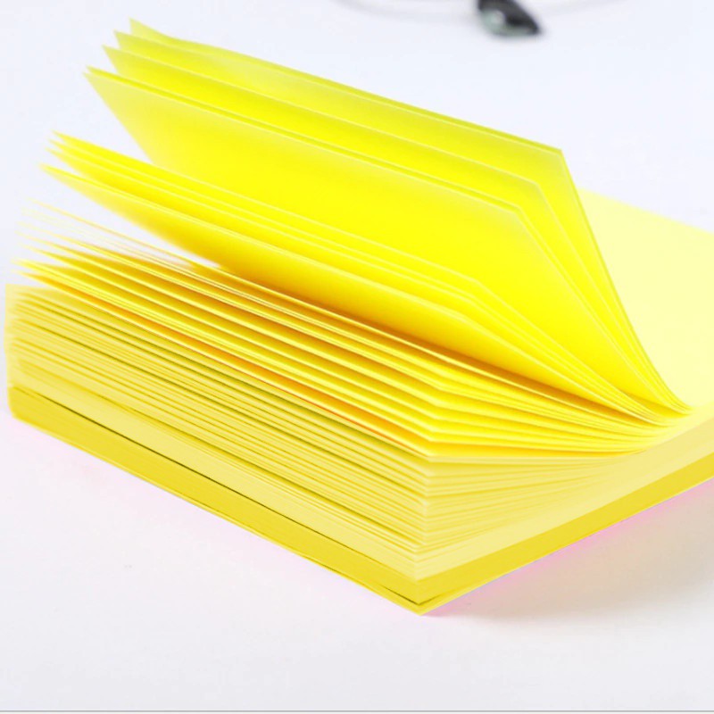 Samolepiaci blok žltý papier 100ks 76x76mm megamix.sk