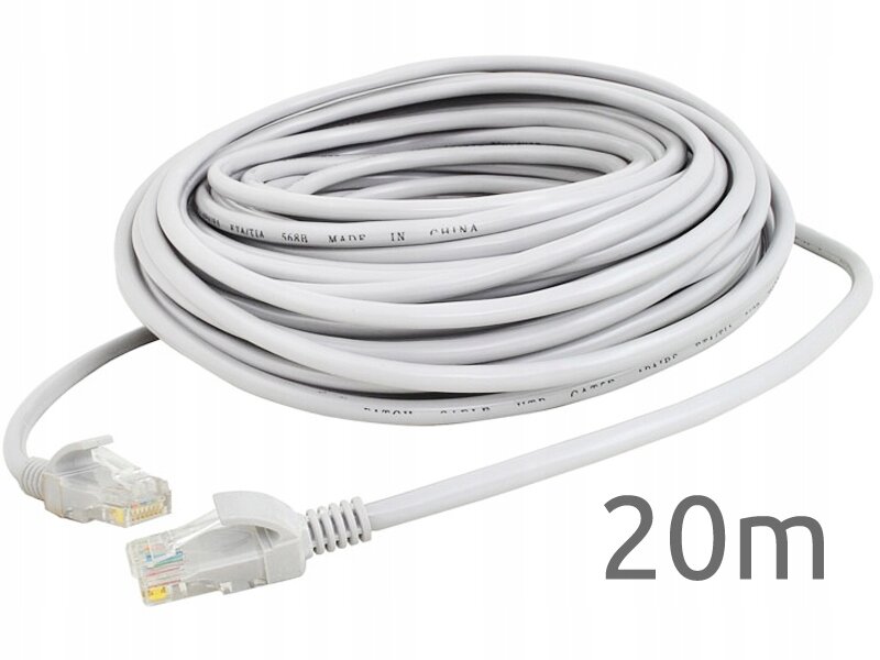 Sieťový kábel LAN Ethernet pár RJ45 20 m zlatý