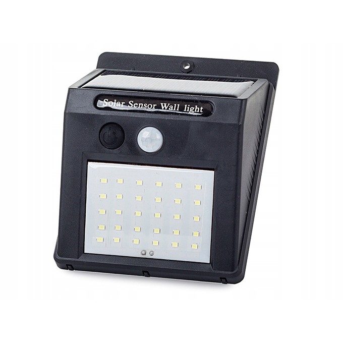 Solárna lampa 30 SMD LED so snímačom pohybu 12x9x5cm megamix.sk