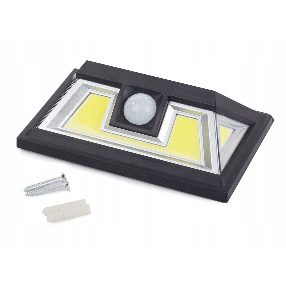 Solárna lampa 74 SMD LED so snímačom pohybu 10x15x5cm megamix.sk