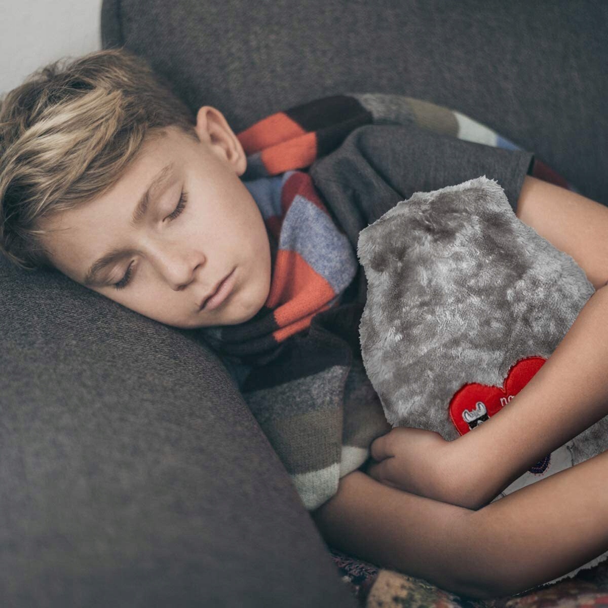 termofor fľaša na teplú vodu oranžová lama 1,8l Soxo 13252A.01 megamix.sk