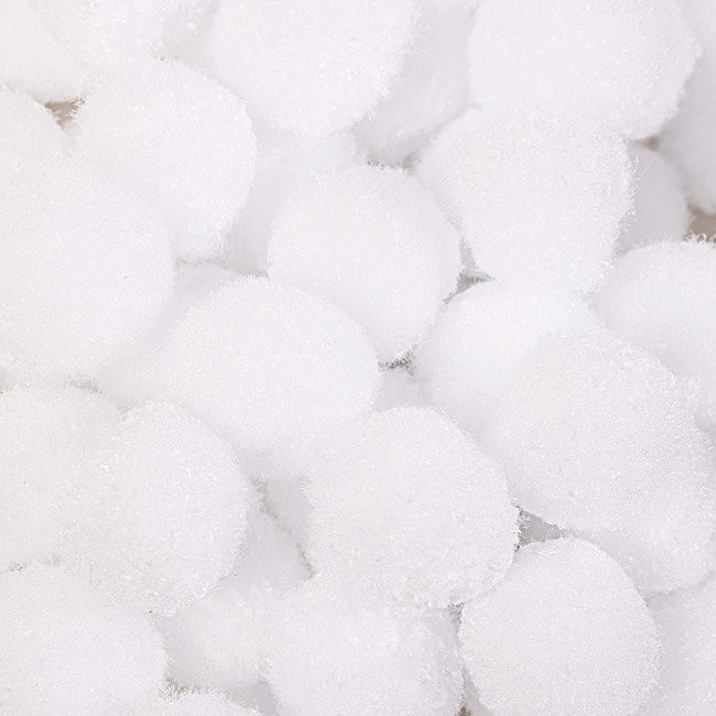 umelé snehové ozdobné guličky 100g 1,8cm megamix.sk