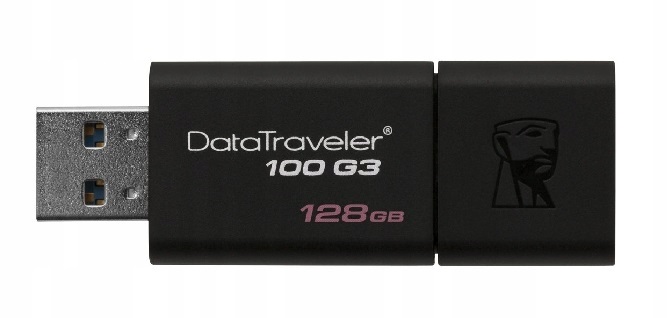 USB kľúč KINGSTON PENDRIVE MEMORY DT100 G3 USB 3.0 128 GB megamix.sk