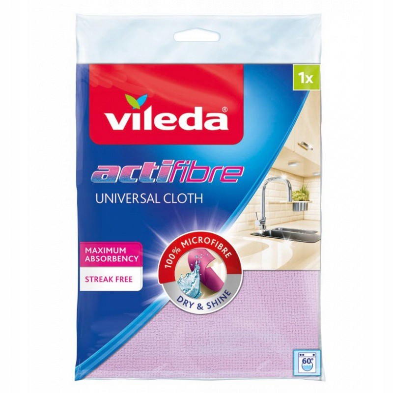 Veľmi savá univerzálna utierka 29x29cm VILEDA ACTIFIBRE WIPE megamix.sk