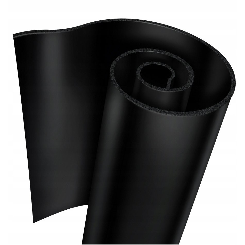 Vodeodolná zvukotesná gumová pena 25mm bez lepidla čierna megamix