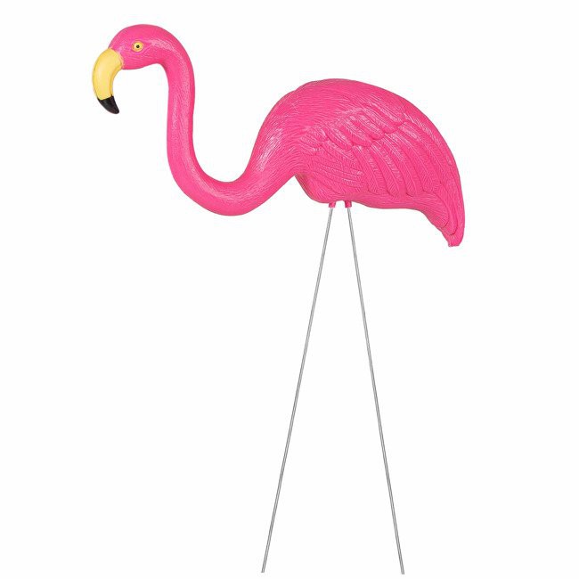 záhradná figúrka plamenia ozdoba dekorácia ružová 60cm megamix.sk
