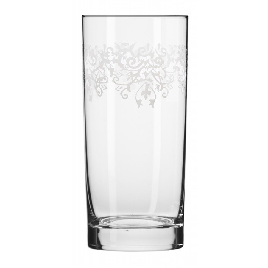 Zdobené sklenené poháre Krosno Krista Long Drink 300ml 6ks megamix.sk