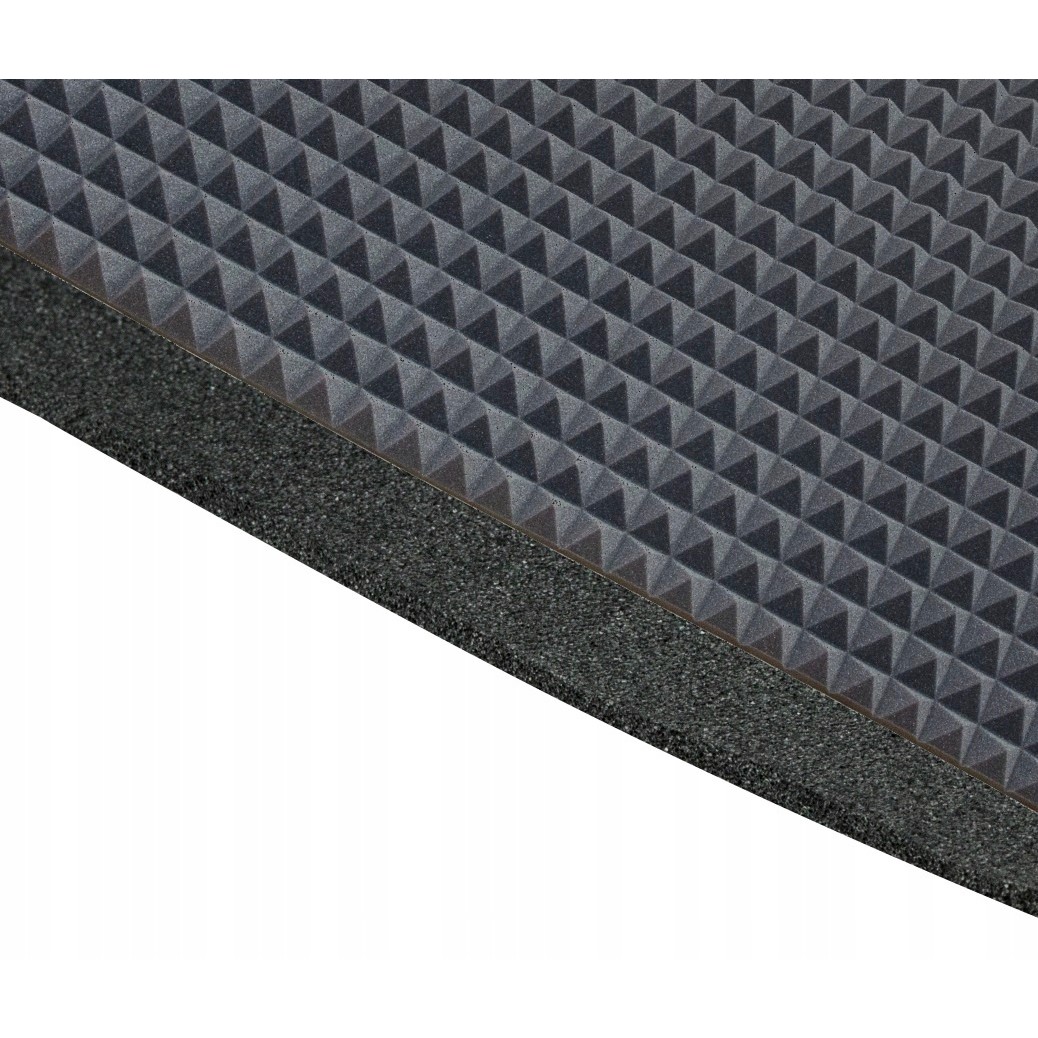 akustická polyuretánová pena 200x100cm 40mm pyramída na hluk tlak zvuk megamix.sk