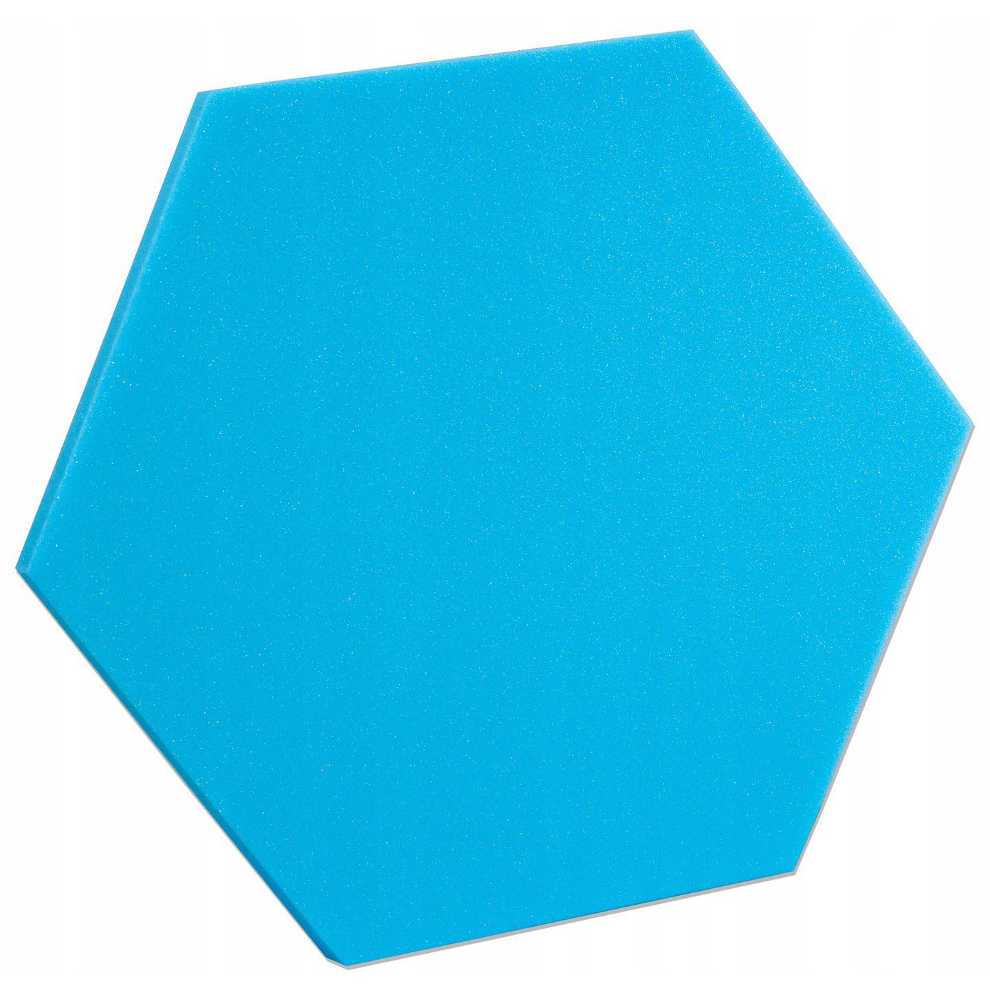 Akustický panel Hexagon modrá 50x50cmx3cm samozhášavá nehorľavá pena megamix