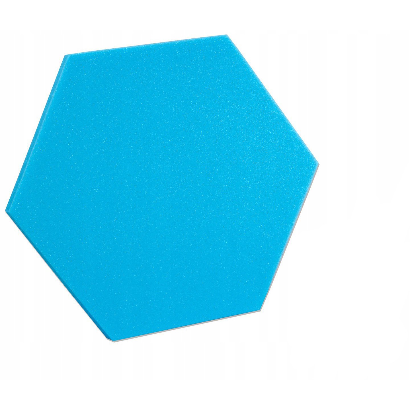 Akustický panel Hexagon modrá 50x50cmx3cm samozhášavá nehorľavá pena megamix