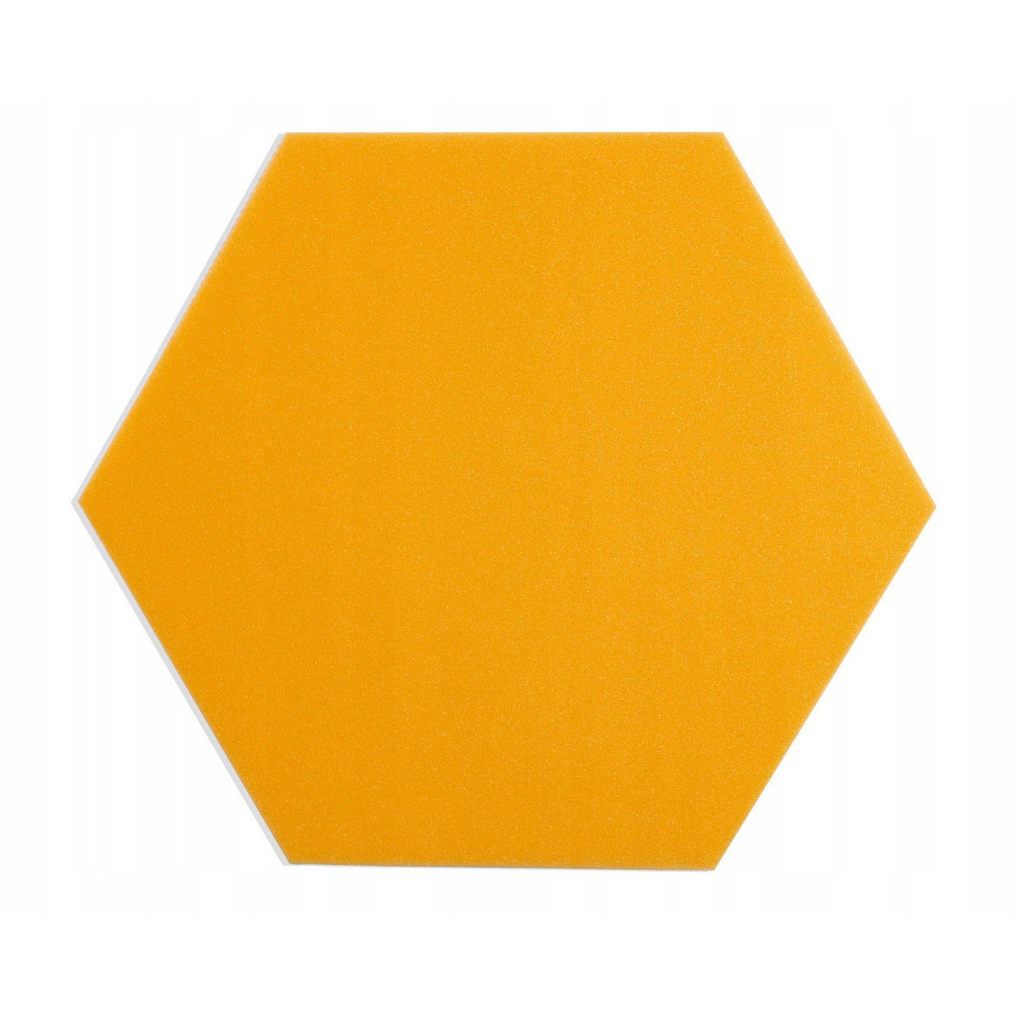Akustický panel Hexagon oranžový 50x50x3cm samozhášavá nehorľavá pena megamix