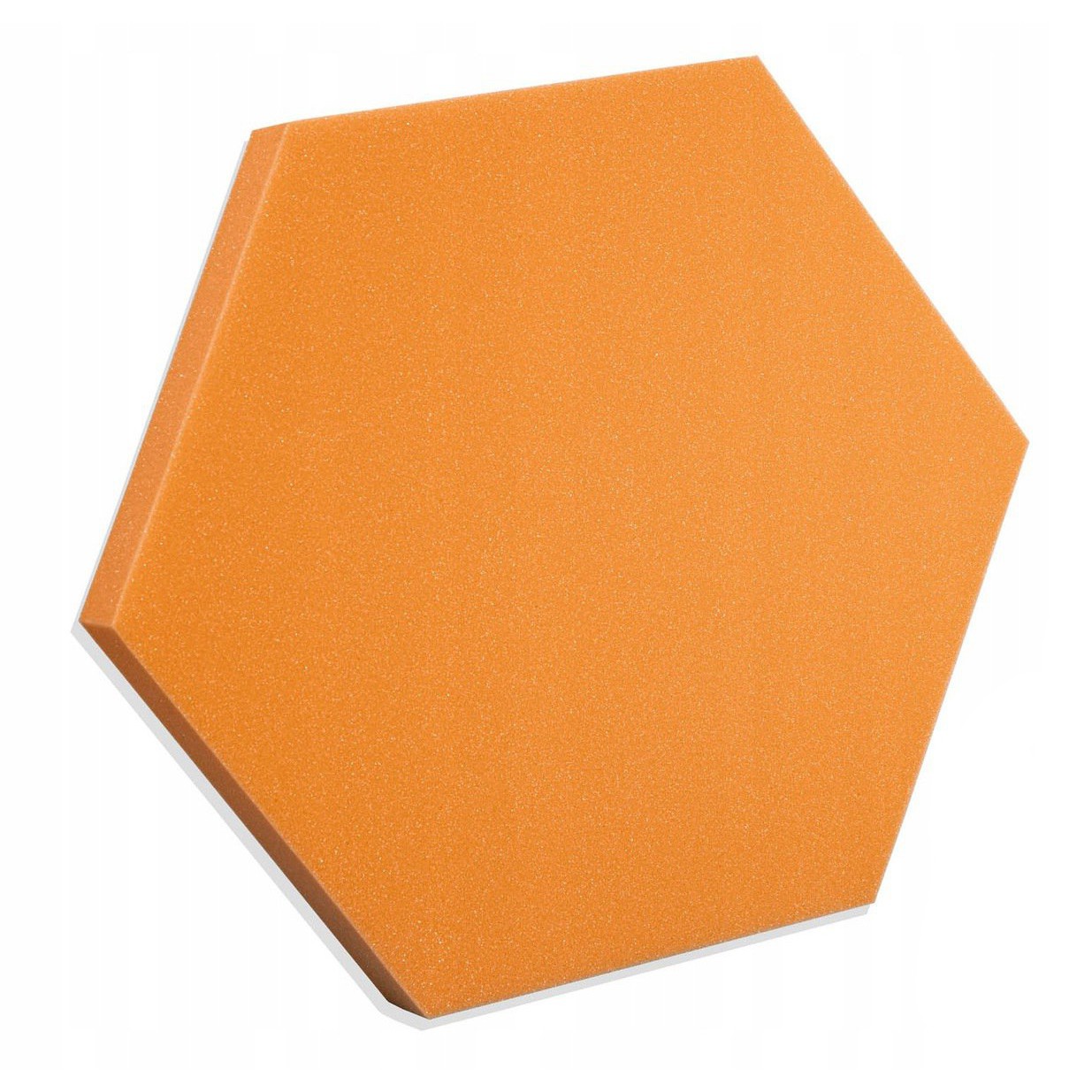 Akustický panel Hexagon oranžový 50x50x3cm samozhášavá nehorľavá pena megamix