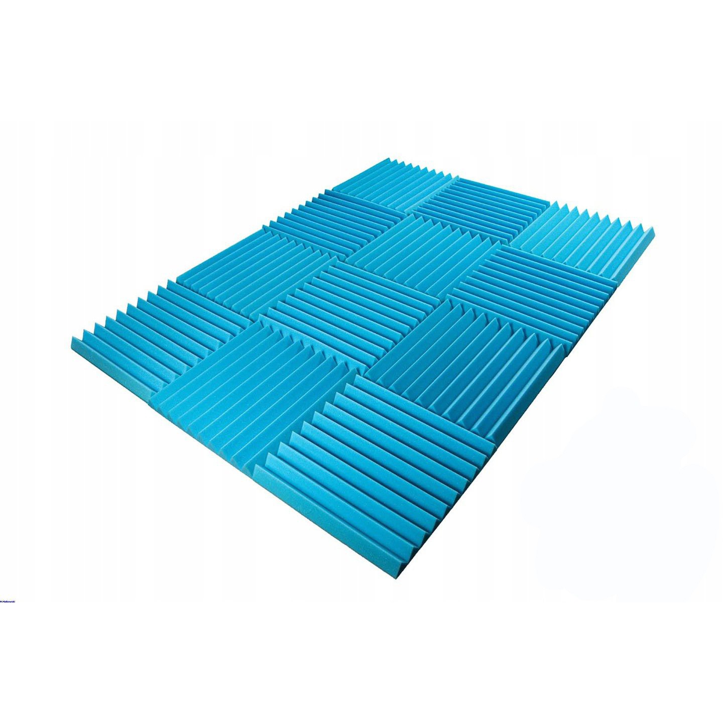 Akustický panel 50x50x5cm modrý samozhášavý nehorľavý megamix