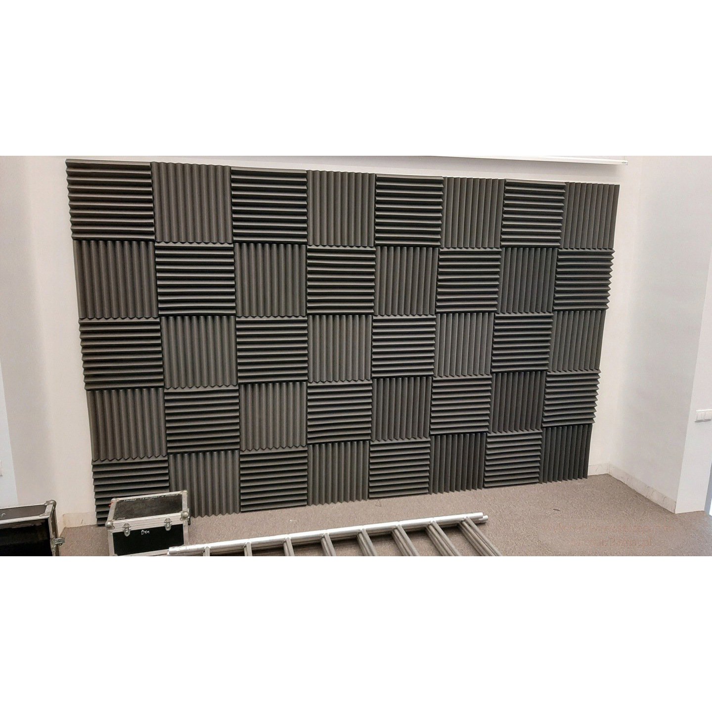 Akustický panel 50x50x5cm modrý samozhášavý nehorľavý megamix