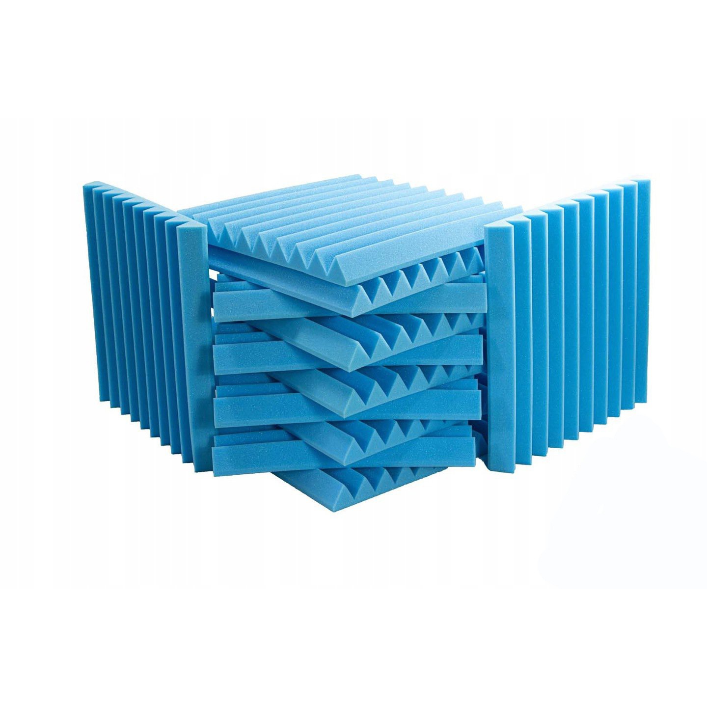 Akustický panel 50x50x5cm modrý samozhášavý nehorľavý megamix