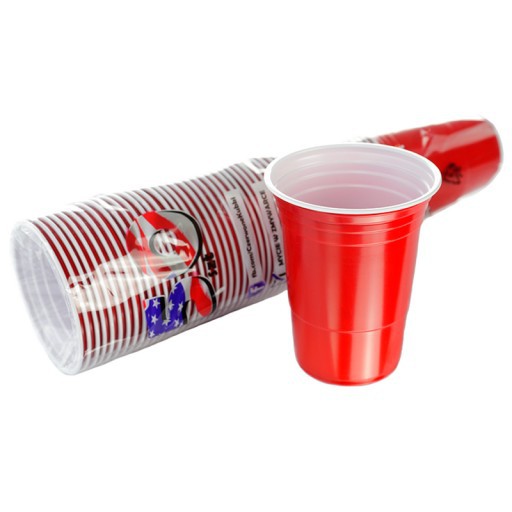 Červené poháre americké RED CUP beerpong 50ks megamix.sk
