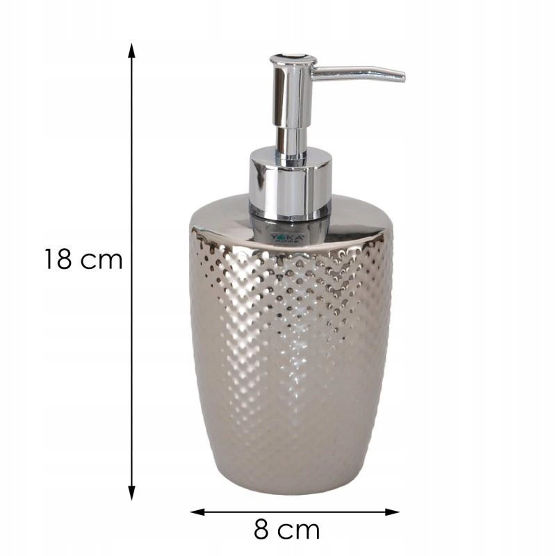dávkovač mydla do kúpeľne 18cm 420ml megamix.sk