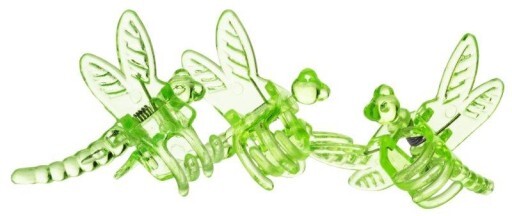 Farebné spony na orchidey