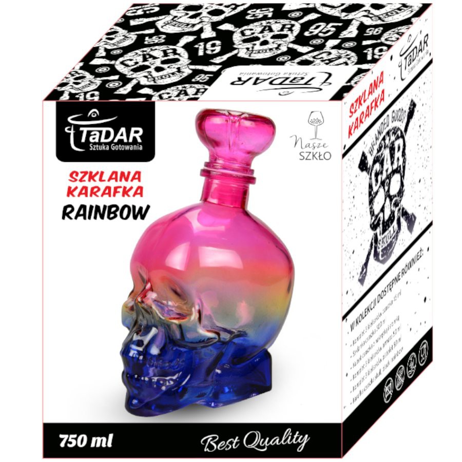 Karafa na whisky Lebka 750 ml megamix.sk