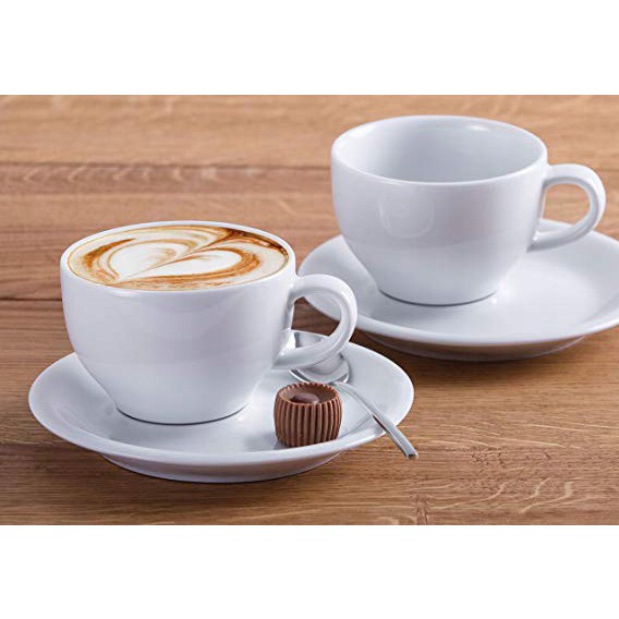 kávová porcelánová súprava na cappuccino s tanierikmi 2ks megamix.sk