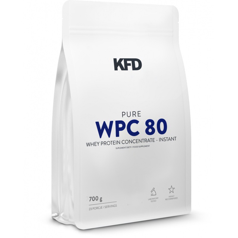 KFD PURE WPC 80 - 700g 100% srvátkový proteínový instantný koncentrát
