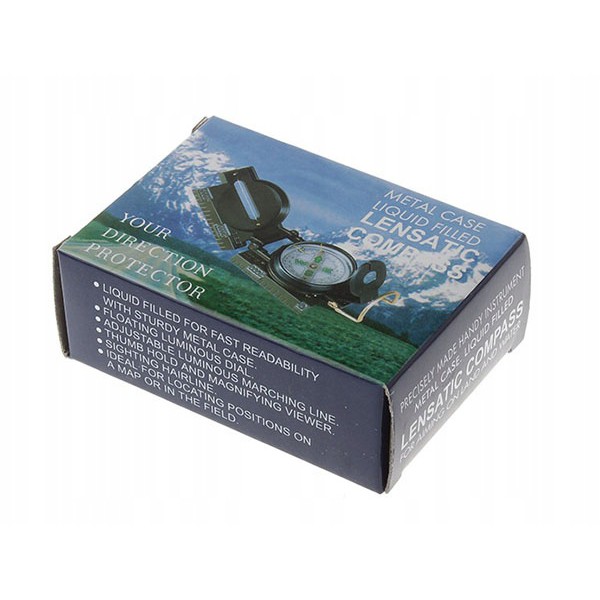 Kompas so zväčšovacím sklom 7x5x2cm buzola megamix.sk