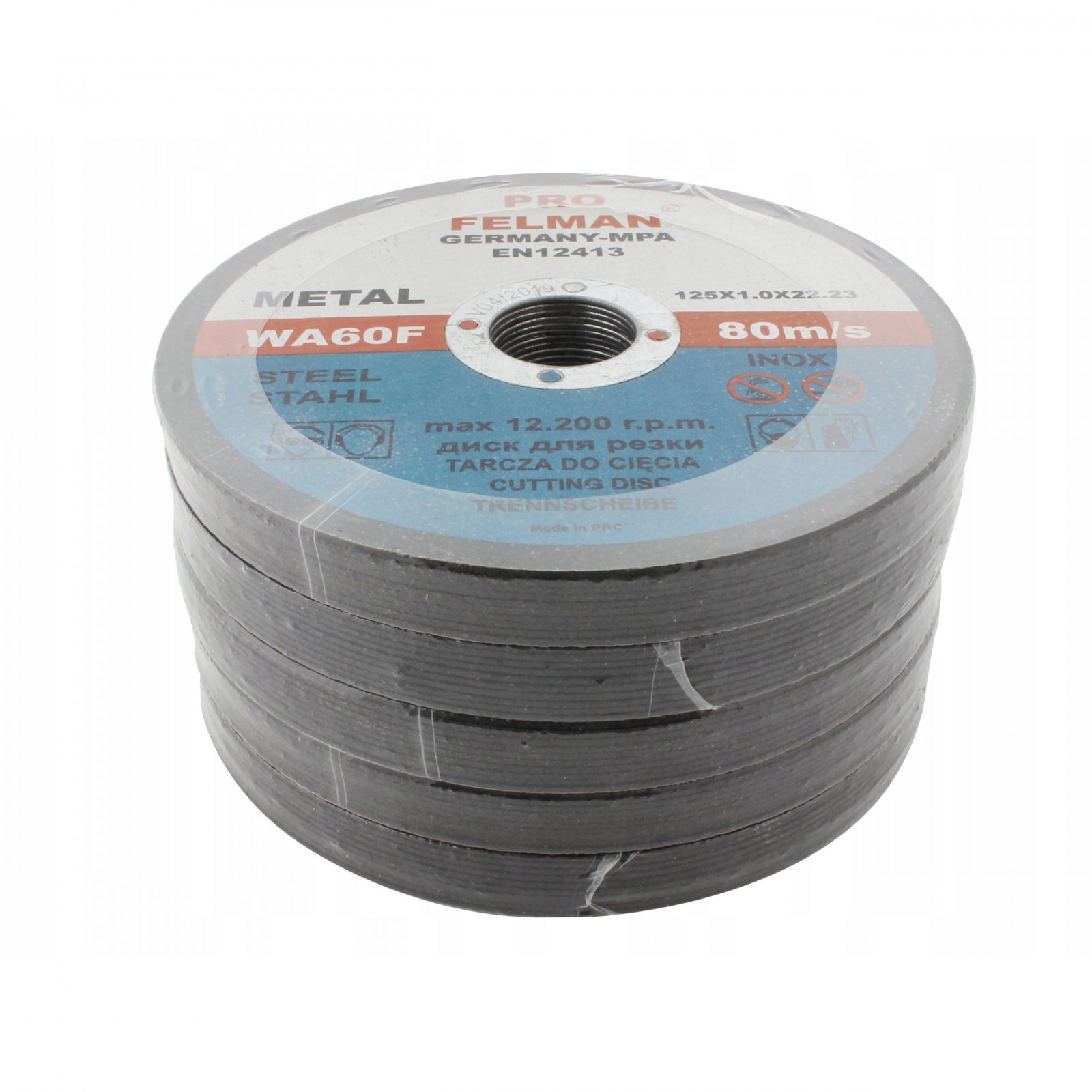 korundové kotúče na rezanie kovov 50ks 125x1x22,23mm megamix.sk