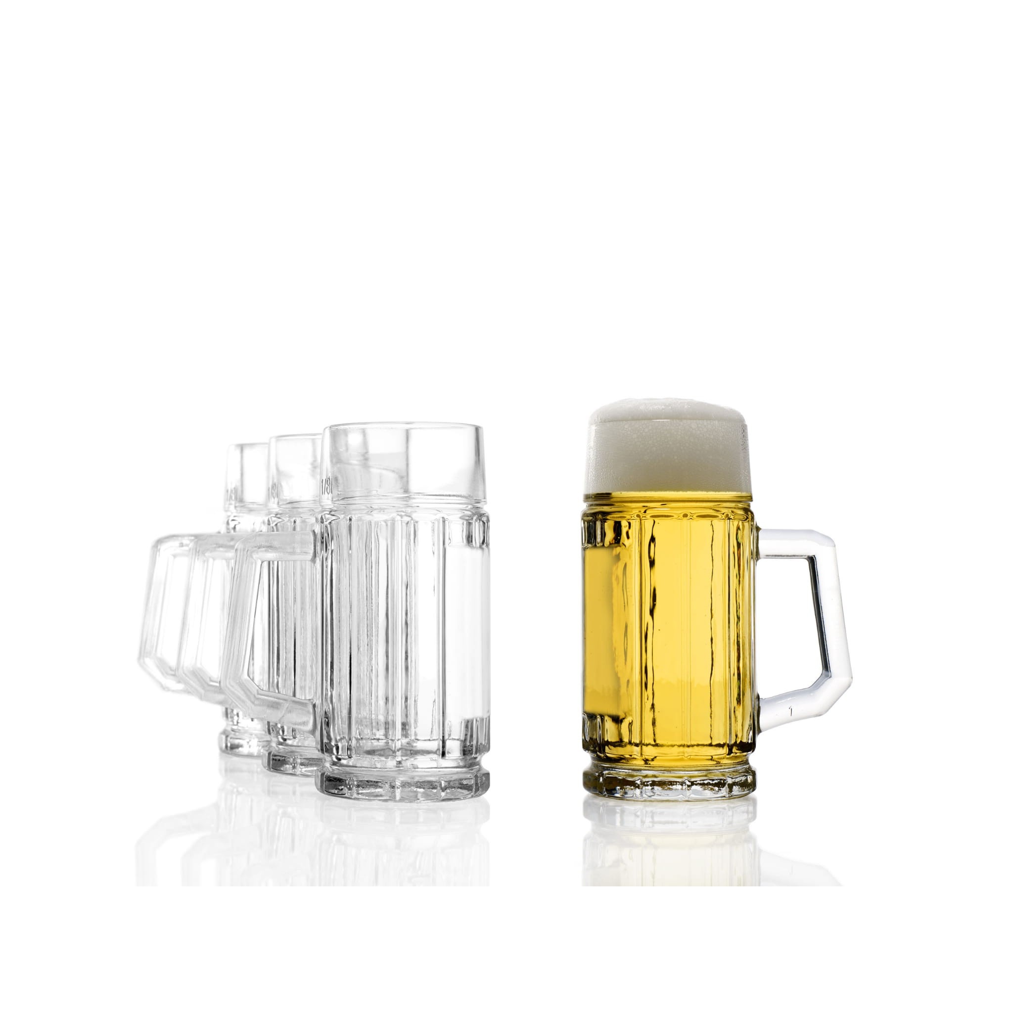 krčah na pivo 125ml Gambrinus sklenený krígeľ pohár megamix.sk