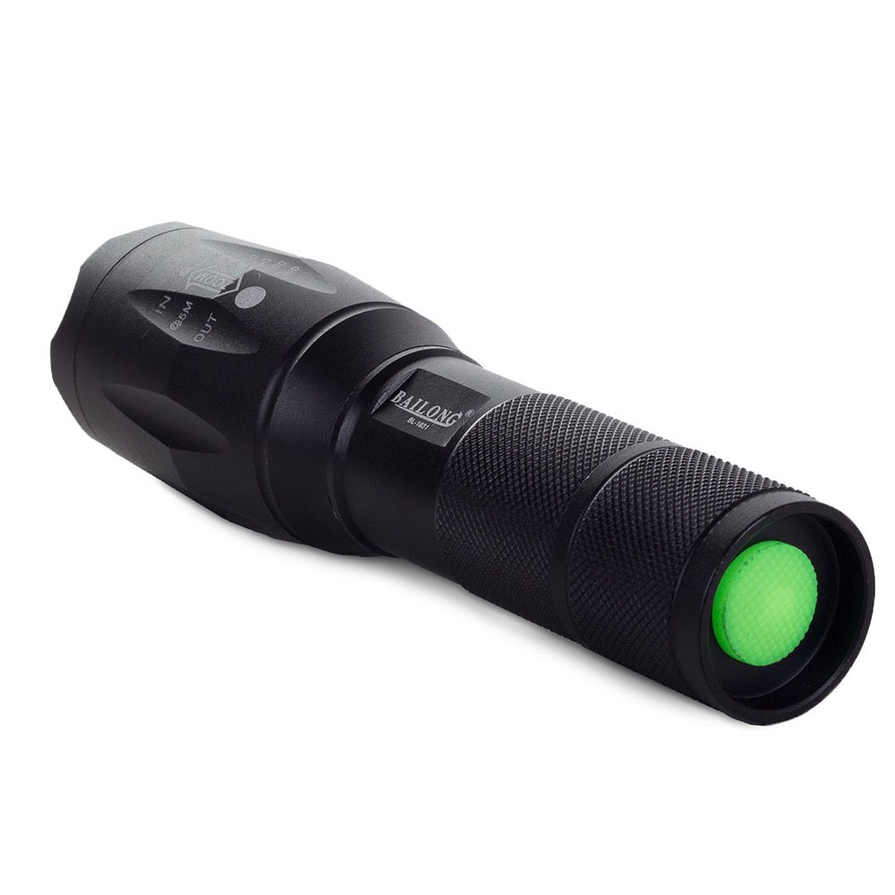 LED baterka ZOOM AAA 13cm čierna taktická megamix.sk