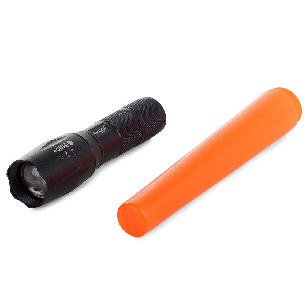 LED baterka ZOOM AAA 13cm čierna taktická megamix.sk