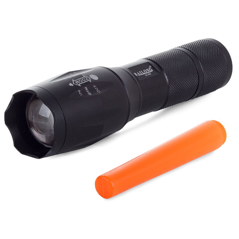 LED baterka ZOOM AAA 13cm čierna taktická megamix.sk