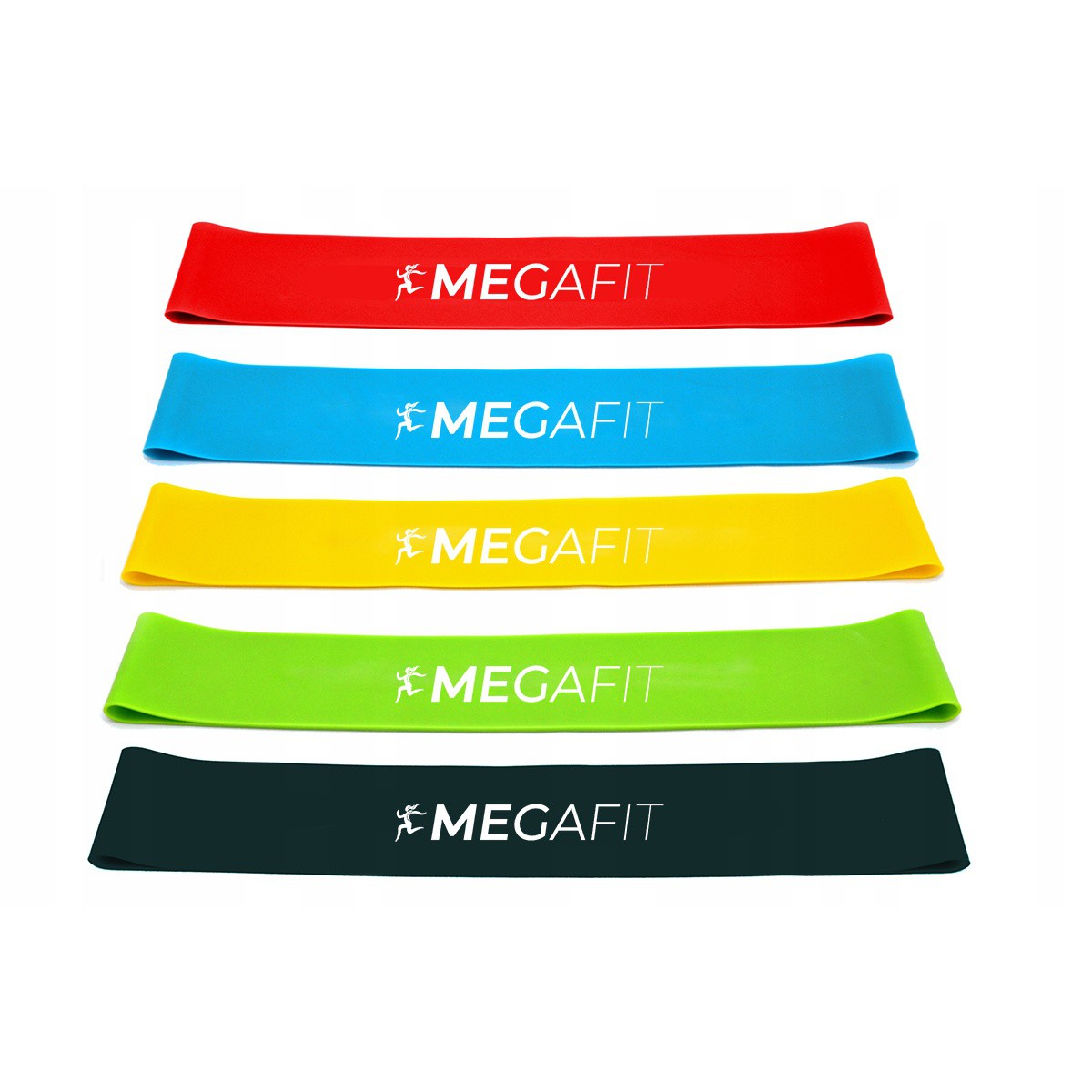 odporové gumy posilňovacie na cvičenie sada 5ks taška megafit megamix.sk