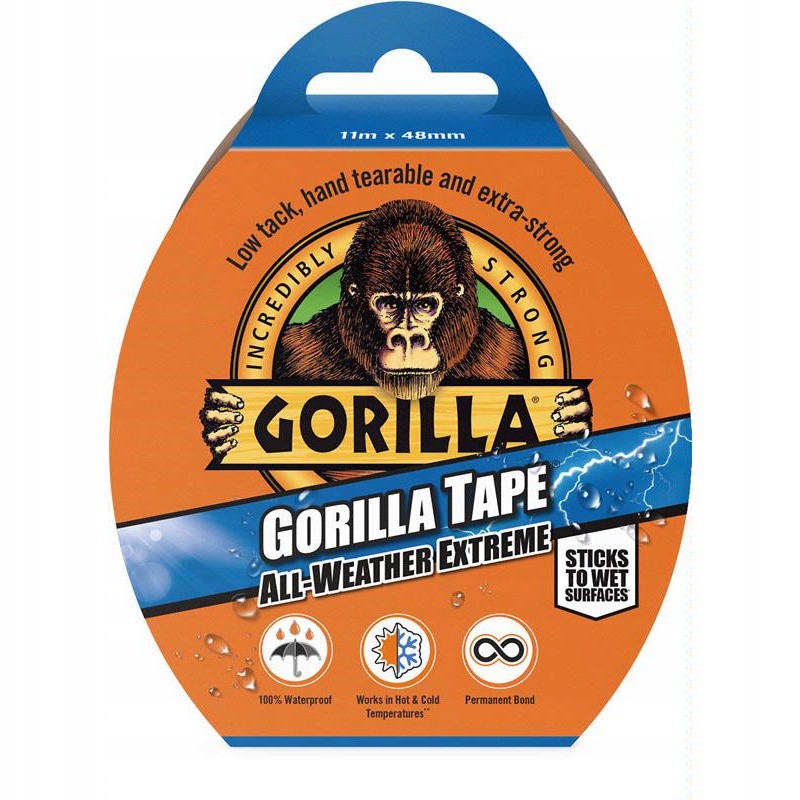 Opravná lepiaca páska vodeodolná 11m 48mm Gorilla megamix.sk