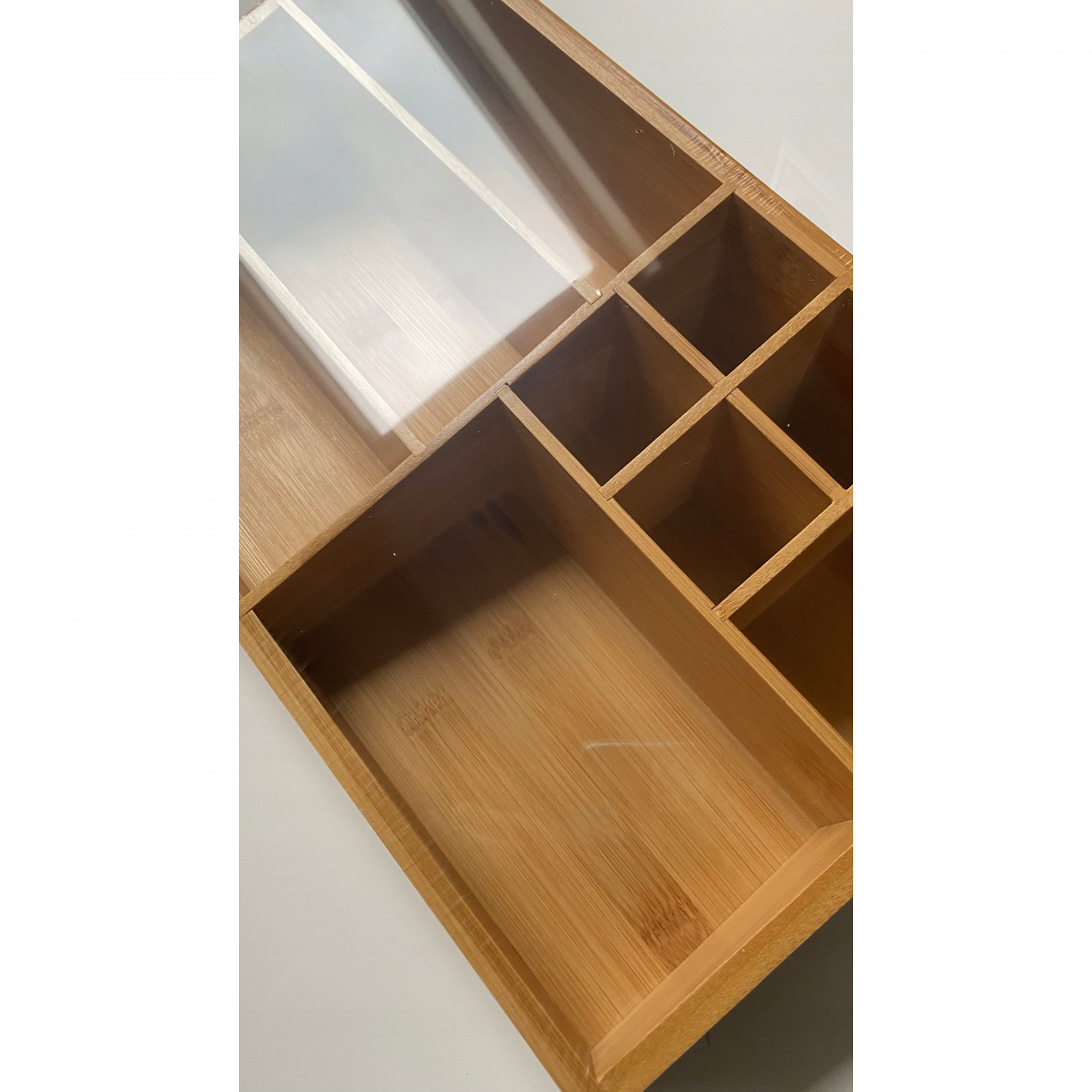 organizér kozmetiky bambusový 33x21x9 cm megamix.sk