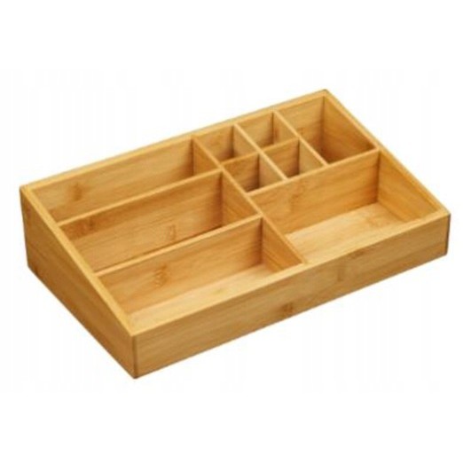 organizér kozmetiky bambusový 33x21x9 cm megamix.sk