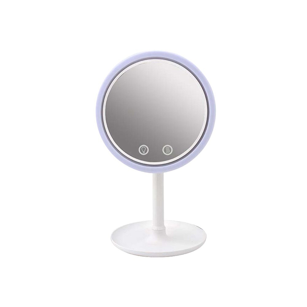 Osvetlené LED zrkadlo 5x 7,5cm s ventilátorom megamix.sk