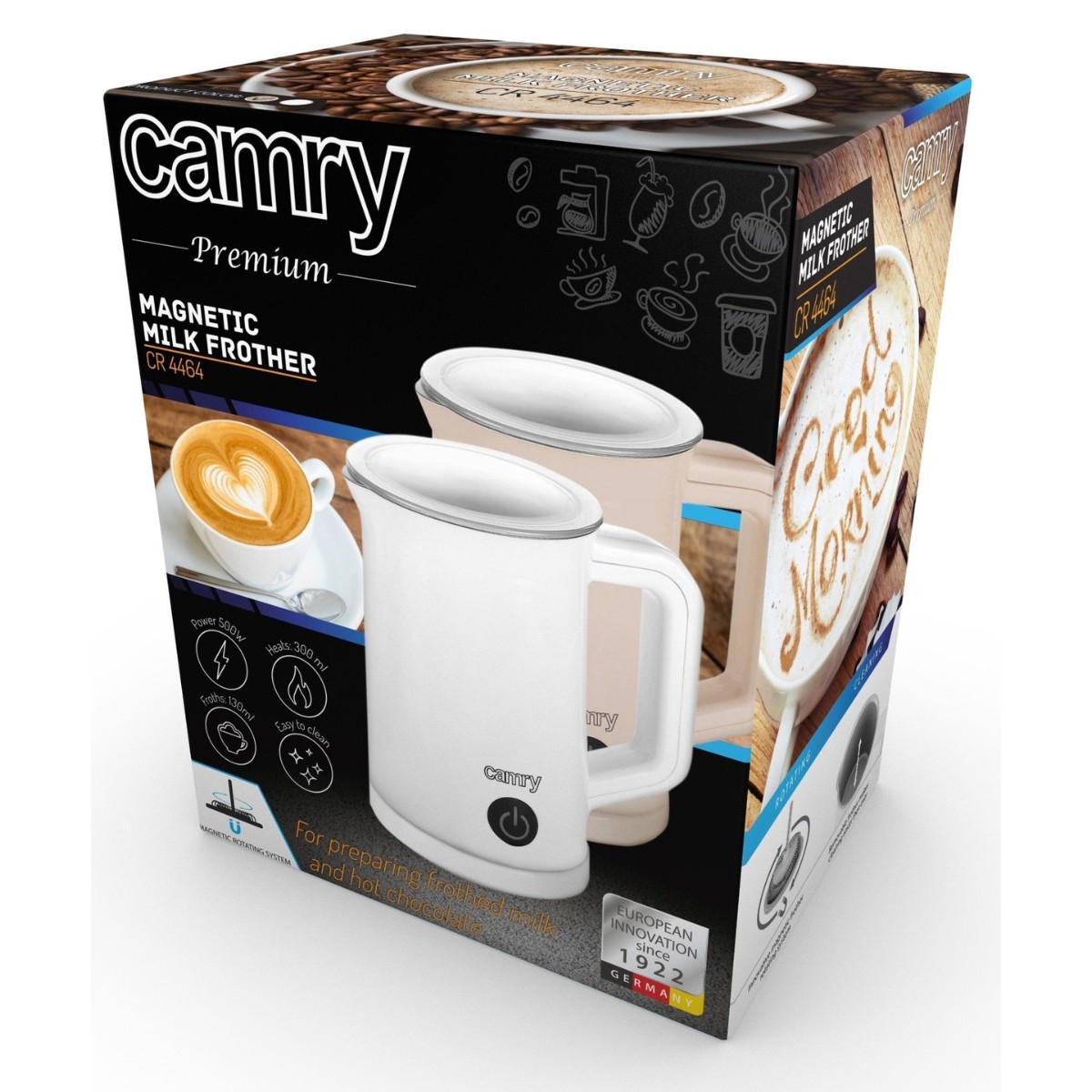 Penič mlieka s vyhrievaním Latte CAMRY 4464 megamix.sk