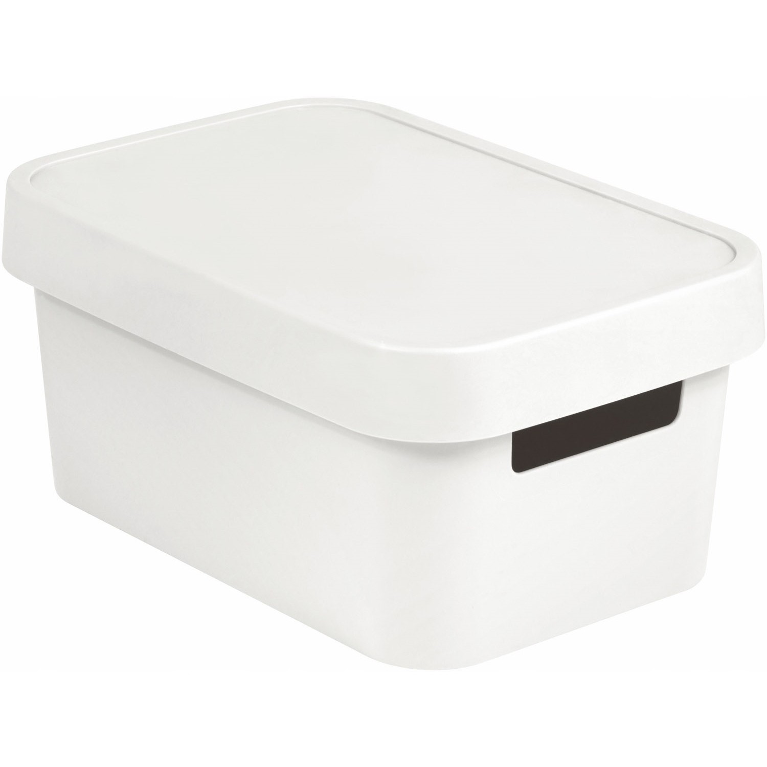 plastová nádoba 4,5l 27x19x12cm biela s krytom megamix.sk