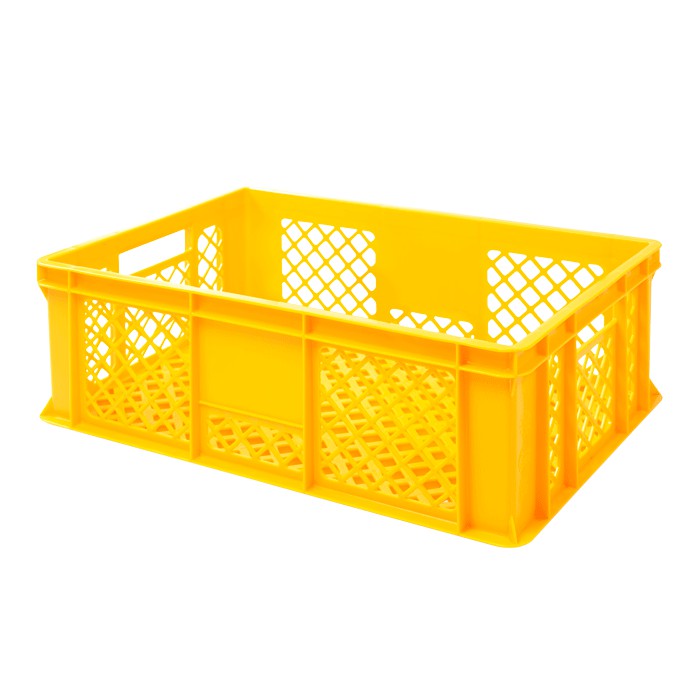 plastová nádoba prepravka na pečivo 600x400x200mm 35l žltá megamix.sk